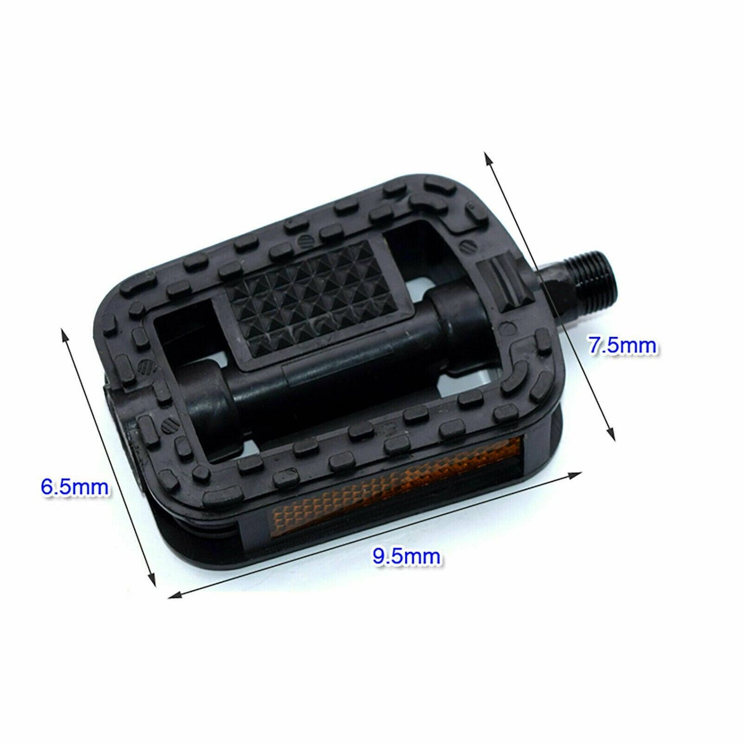 9/16" Bicycle Pedals Foot Pegs for BMX Push Bike Road Bike eBike Flat Platform - TDRMOTO