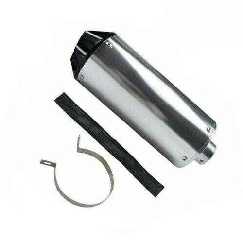 Aluminum Motorcycle Exhaust Muffler - Blue 28mm For 50cc-125cc Pit Dirt Bikes