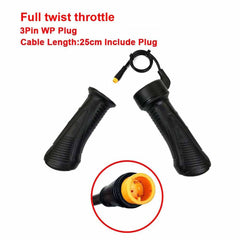 Electric Bike Twist Throttle Wuxing Waterproof Plug 22mm Full Twist Accelerator - TDRMOTO