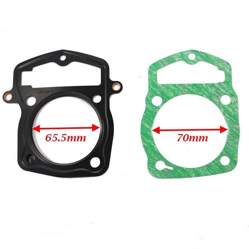 65.5mm LONCIN / ZONGSHEN CB 250cc HEAD GASKETS Pit Dirt bike hummer atomik quad - TDRMOTO