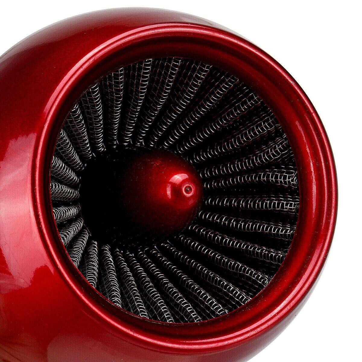Red 28mm-48mm Universal Fitment Motorcycle Air Filter For Dirt Bike Pit Bike Quad ATV - TDRMOTO