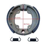 Front Brake Shoes Pas for Yamaha PW80 PY80 Peewee 80cc Pee Wee 80 Peewee 80 - TDRMOTO