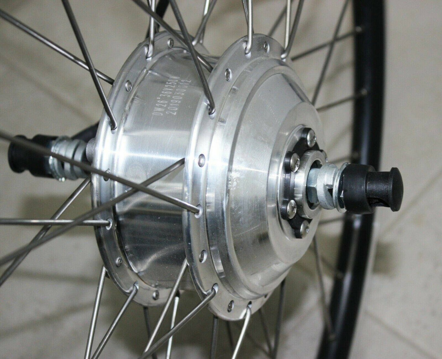 26" 250W 36V Electric Bike Rear Hub Brushless Gear Motor Rear Motor Wheel eBike - TDRMOTO