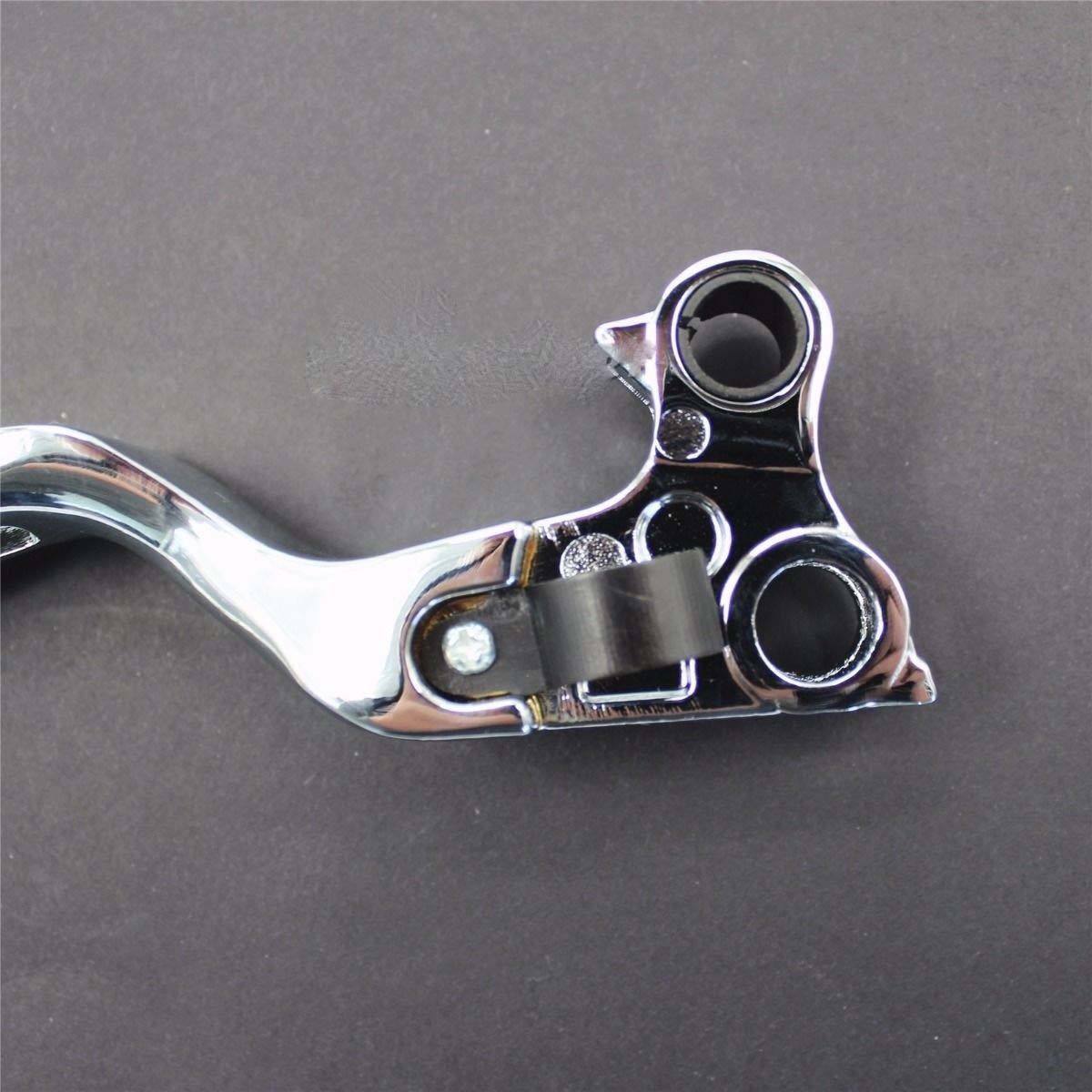 For Harley 96-03 XL 96-07 Dyna Touring 11-14 Softail Chrome Brake Clutch Levers - TDRMOTO
