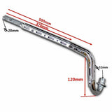 28mm Exhaust Pipe + Red Muffler For ATV Quad Dirt Bike - TDRMOTO