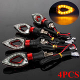 4x LED Turn Signa Light RED Indicators Motorcycle Hyosung GT250R GT650R GT 250R - TDRMOTO