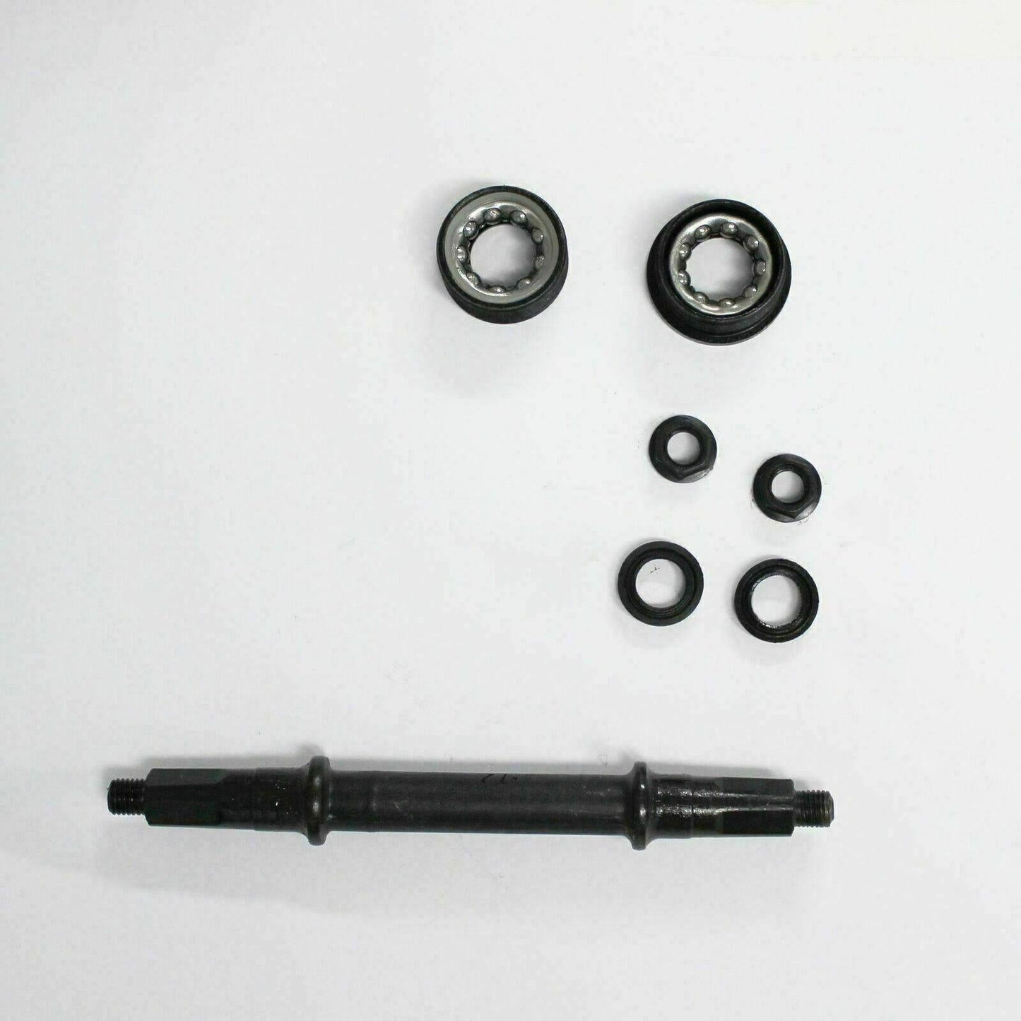 110mm Bicycle Spindle Cotterless Axle Square BOLT NUT Style Bike Bottom Bracket - TDRMOTO