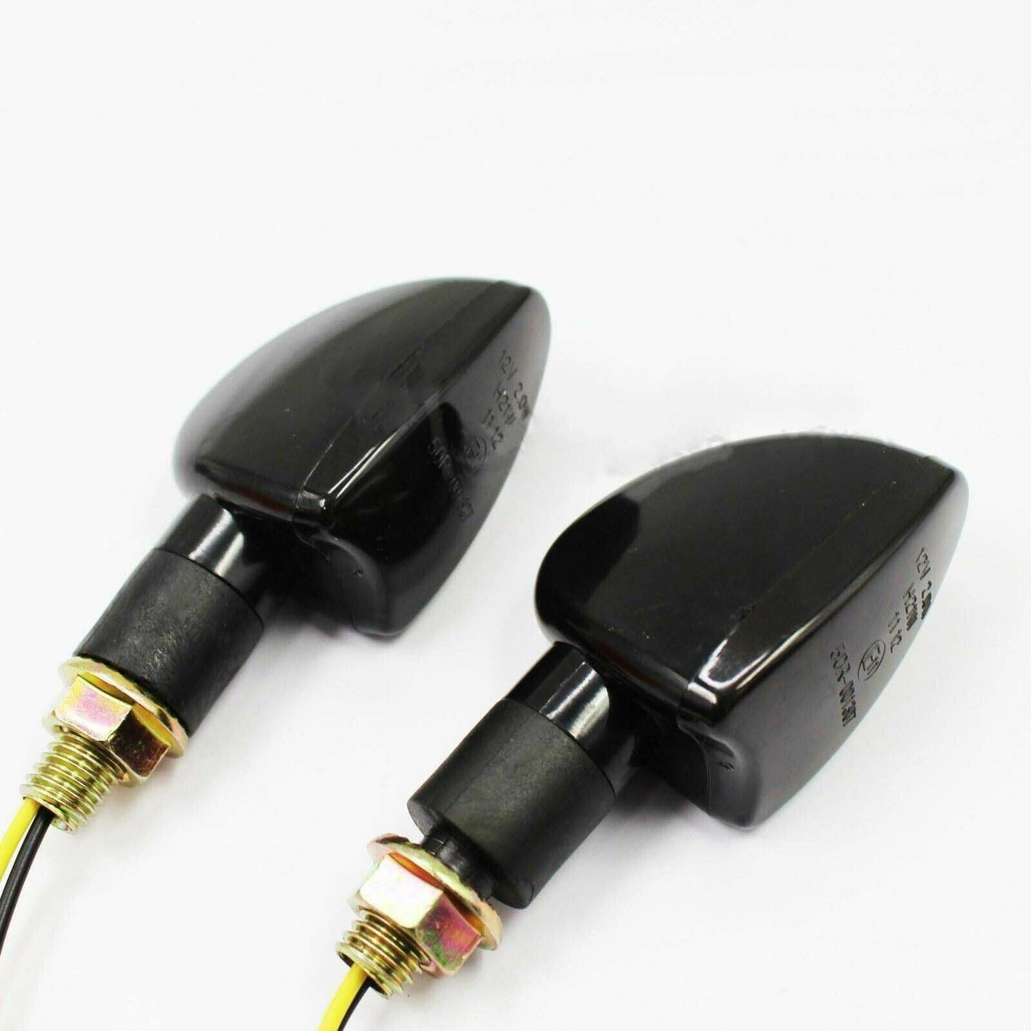 4 x Black Turn Signal Indicators Lights For Suzuki DR350 350 650 400 DL DRZ400 - TDRMOTO