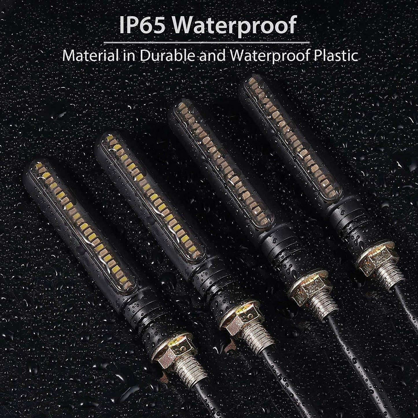 4x Amber Red LED Indicators Blinkers Yamaha MT-09 R1 R6 FZ6R MT-07 Tenere XT660 - TDRMOTO