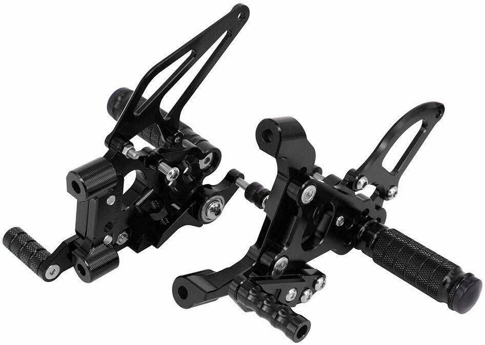 Fits Ducati 899 Panigale 2014 2015 Flexible Footrest Rearset Foot Pegs Black - TDRMOTO