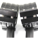 Universal 37mm 22mm Black CNC Fork Clip on Ons clipon Handle Bars set Handlebar - TDRMOTO