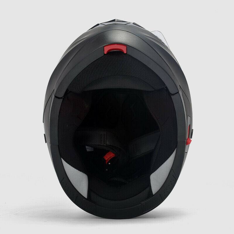 TDR Matt Black Motorcycle Helmet Adult ECE 22.05 - TDRMOTO