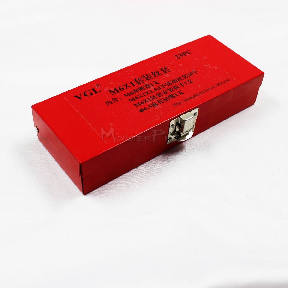 M6 x 1.00mm Heli coil Type Thread Repair Kit DIY - TDRMOTO