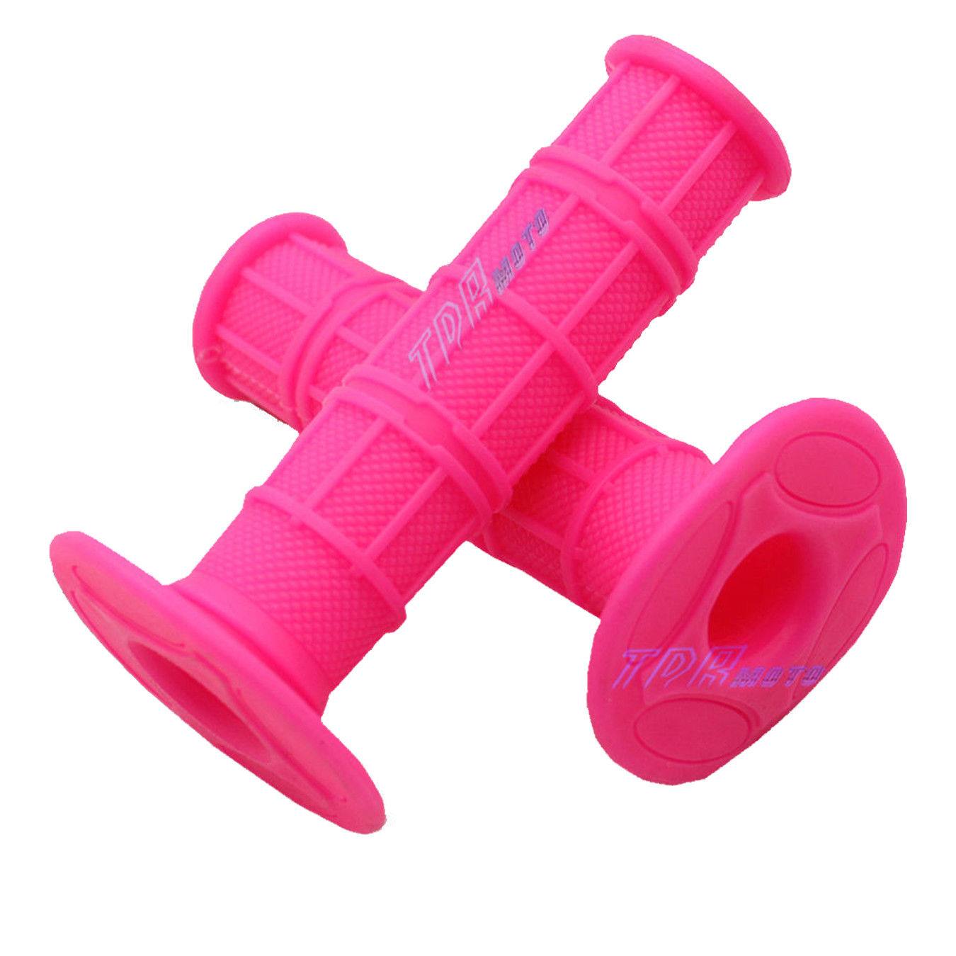 PINK Motorcycle Hand grips 7/8" 22mm Atomik Pitpro 50/90/110/125/150/200/250 cc - TDRMOTO