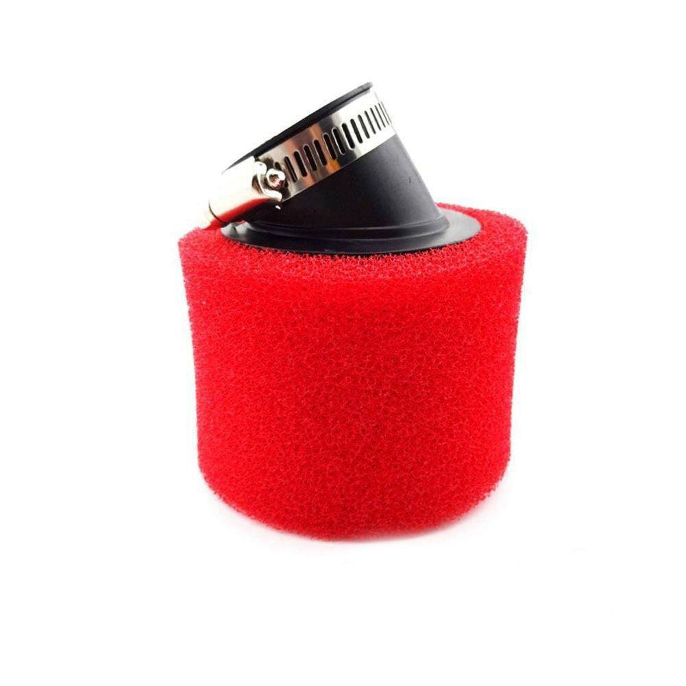 RED 37mm 38mm Bent Angled Foam Air Filter Pod 125cc PIT Quad Dirt Bike ATV Buggy - TDRMOTO