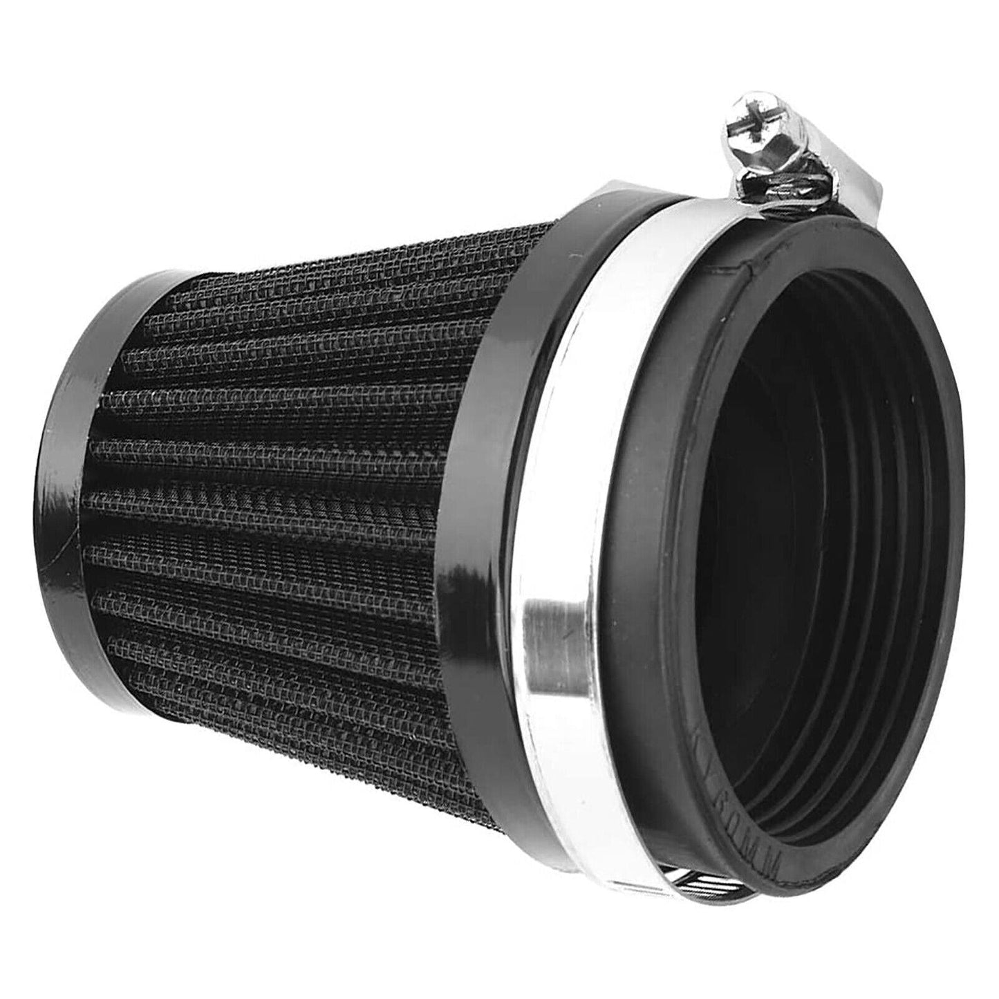 60mm Air Intake Filter Cleaner Pod Washable Black For Harley Motor Scooter ATV - TDRMOTO