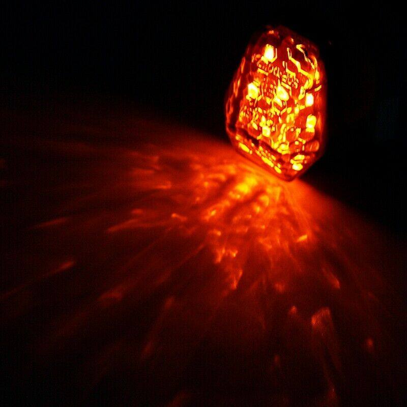 Flush Mount LED Turn Signal Indicators For Kawasaki ZZR600 ZX6R 7R 9R 10R 05-08 - TDRMOTO