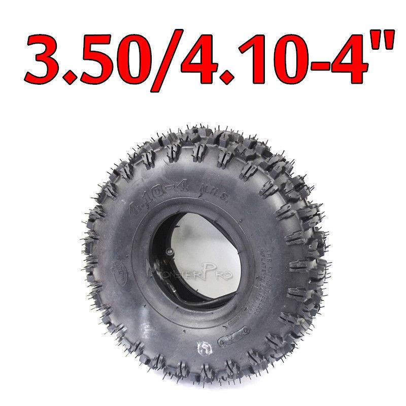 4pcs 3.50/4.10- 4" Inch Tyres Tires & Tubes For 49cc ATV QUAD Bike Gokart Buggy - TDRMOTO