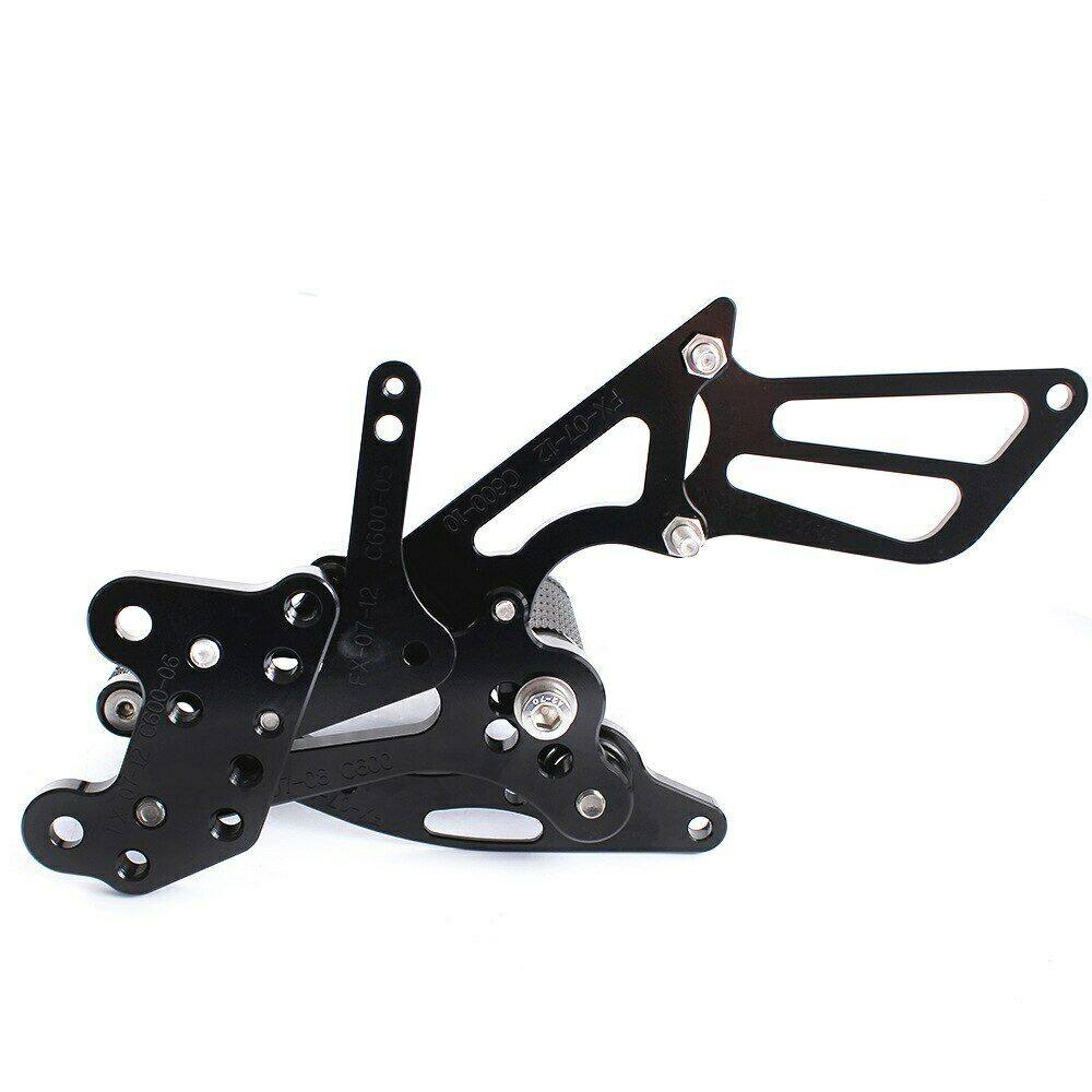 Rearset Foot Pegs Black For Honda CBR600RR ABS 2009 2010 2011 2012 2013-2015 - TDRMOTO