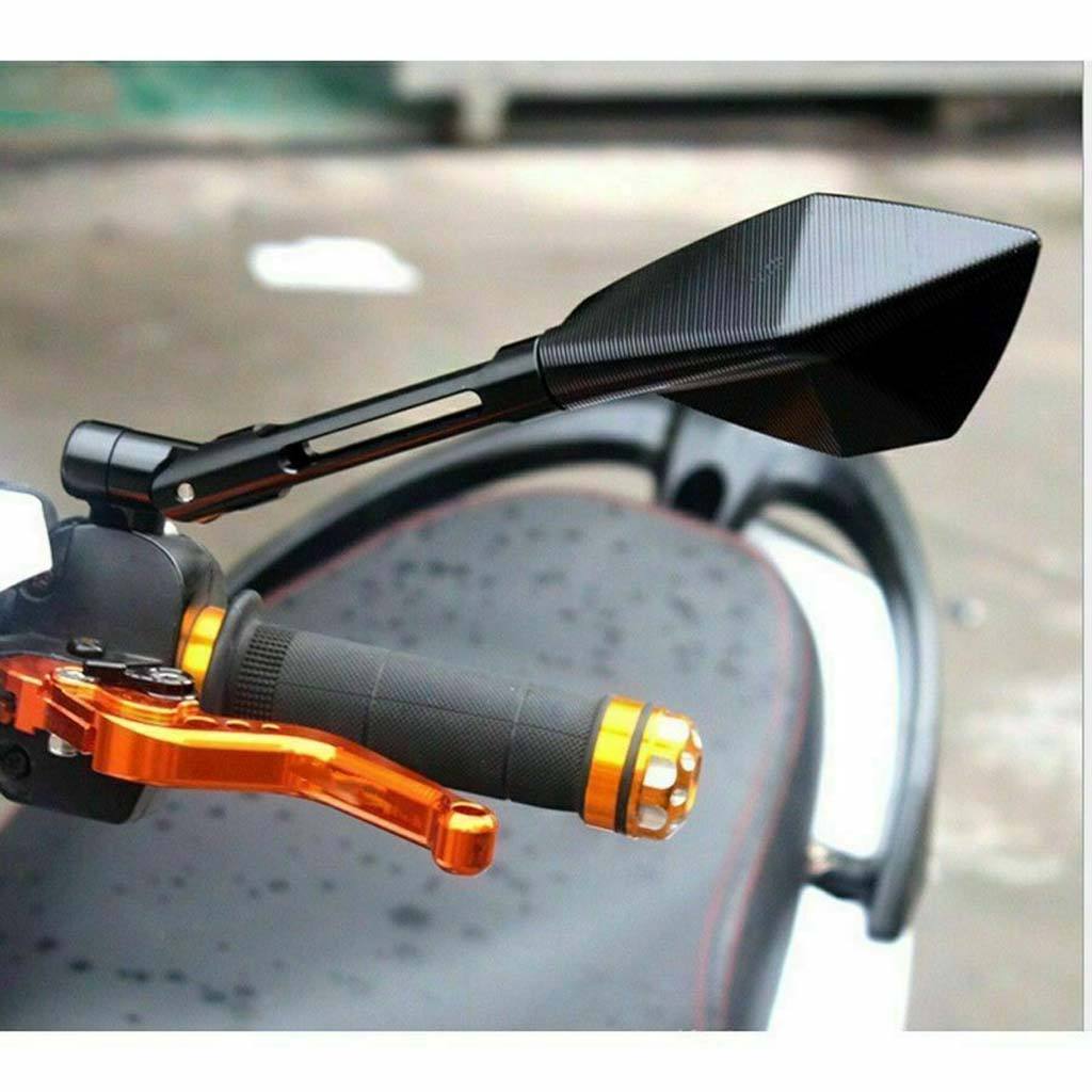 10mm / 8mm Motorcycle Aluminum CNC Black Rear view Mirrors For Yamaha MT09 MT07 - TDRMOTO