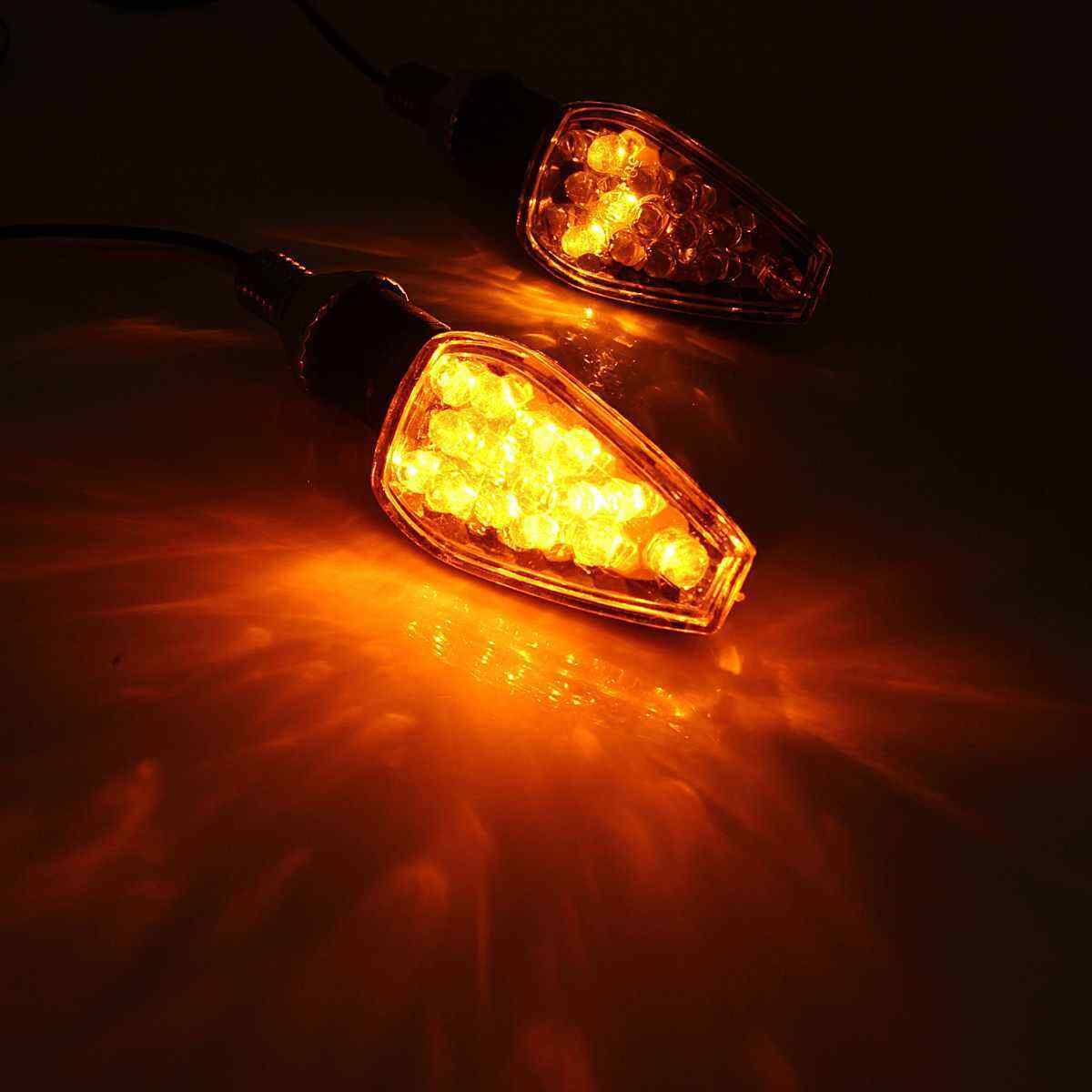 2x Mini LED Indicators Motorcycle Motorbike LED Blinkers Honda Suzuki Yamaha KTM - TDRMOTO