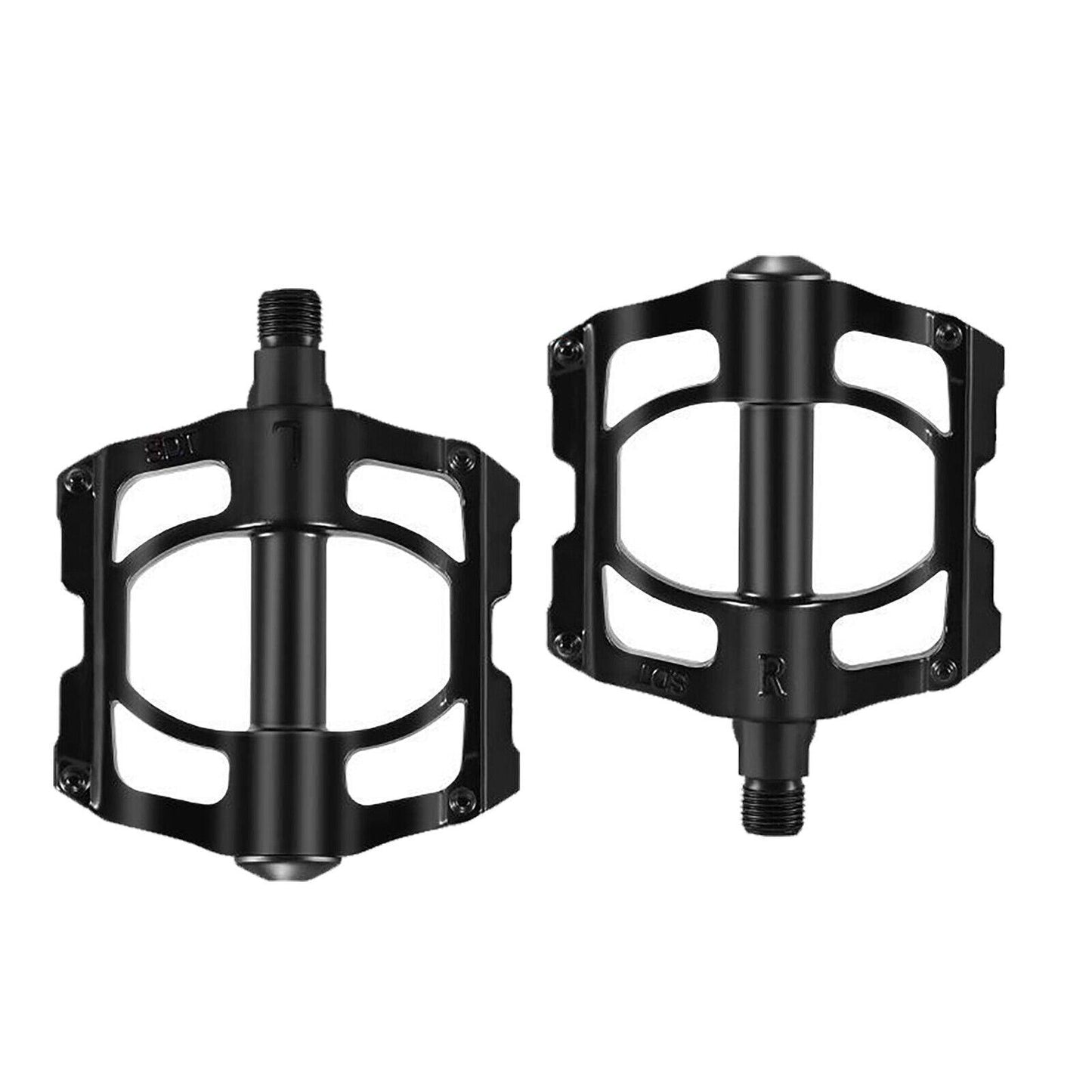1 Pair Aluminium Alloy MTB Mountain Bike Bicycle Pedals Anti Slip 9/16" - TDRMOTO
