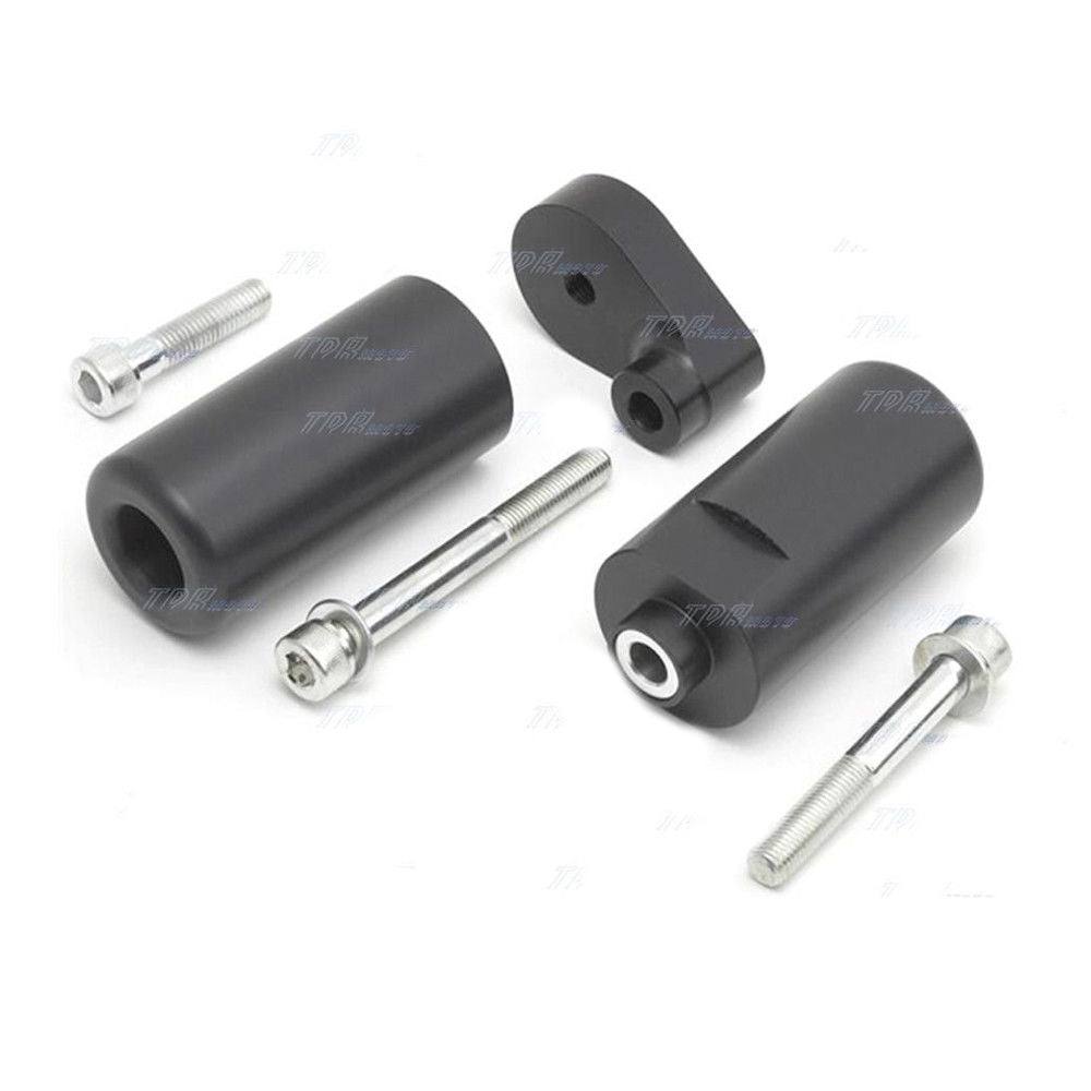 Black Frame Slider Knob Pad Crash Protector Suzuki GSX-R 1000 GSXR1000 01 02 - TDRMOTO