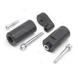 Black Frame Slider Knob Pad Crash Protector Suzuki GSX-R 1000 GSXR1000 01 02 - TDRMOTO