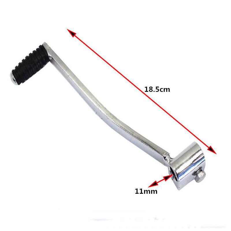 NEW 11mm Chrome Gear Lever Shifter Handle 110c 125cc PIT PRO QUAD DIRT BIKE ATV - TDRMOTO