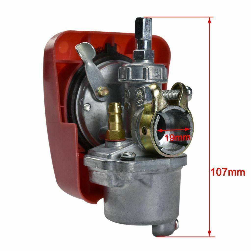 Carburetor Carby 2 Stroke 49cc 66cc 70cc 80cc Motorized Push Bike RED - TDRMOTO