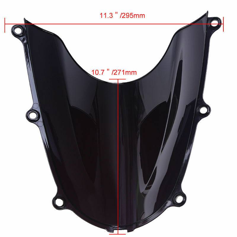 Black Windscreen for Honda CBR600RR 2005-2006 - TDRMOTO