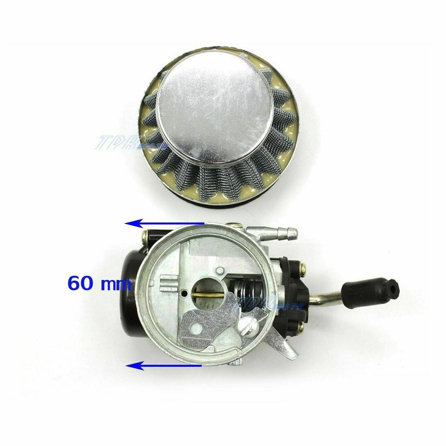 HP Racing Carby Carburettor For 49cc 66cc 70cc 80cc Motorised Push Bike - TDRMOTO