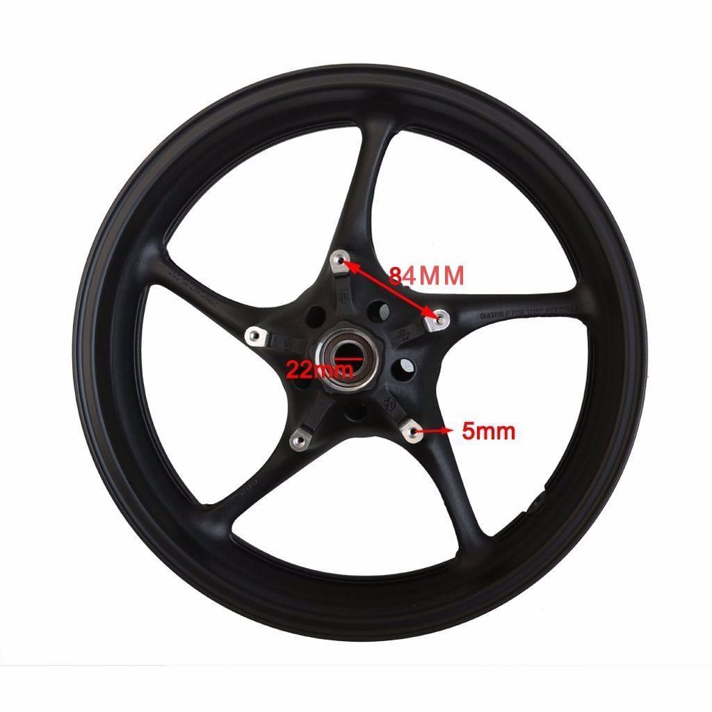 Black Rim for Yamaha YZF R1 2004-2012/YZF R6 2006-2012 - TDRMOTO
