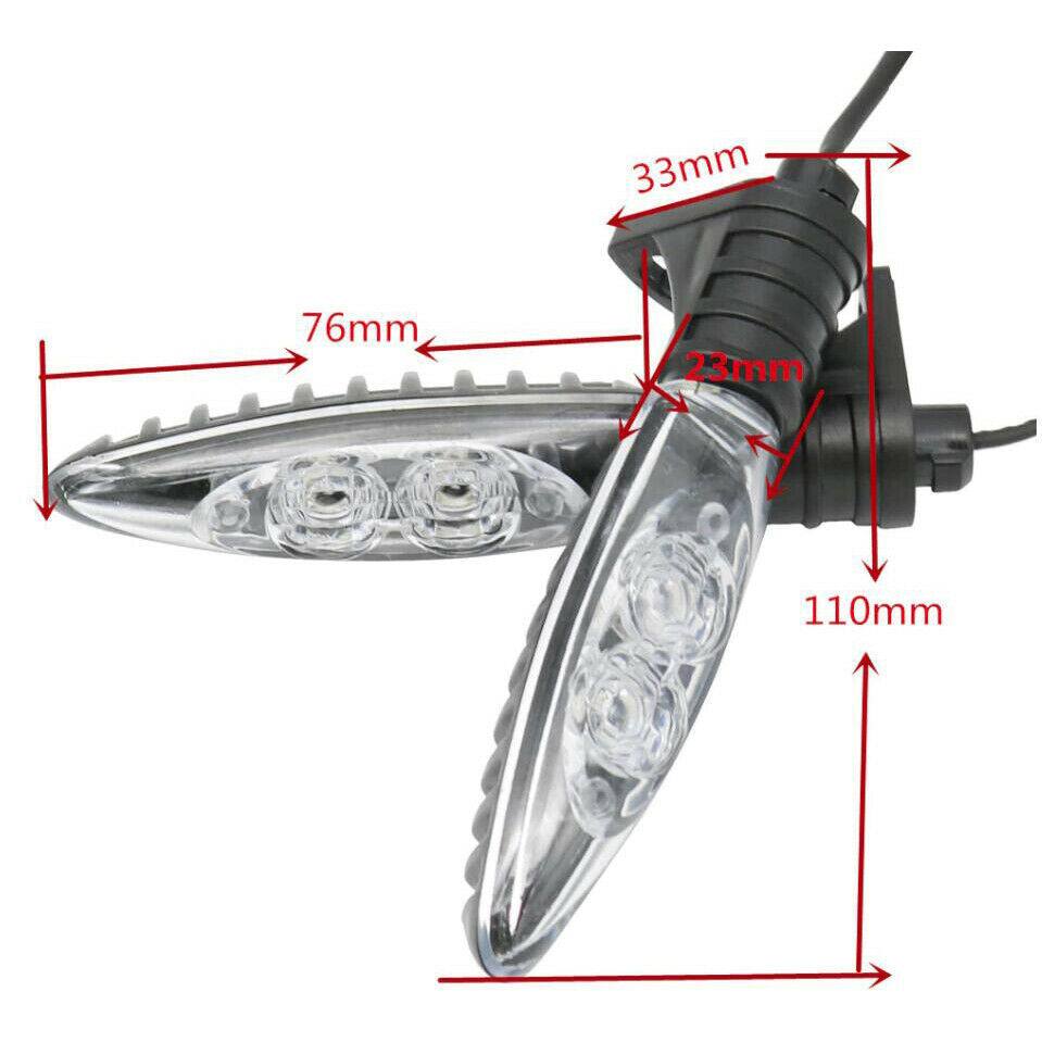 Front Rear Turn Indicator Signal LED Lights For BMW R1200GS F800GS S1000RR F800R - TDRMOTO