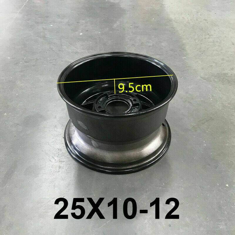 2pcs 25x10-12" Rear Back ALLOY Wheel Rim For Quad ATV Buggy Off Road Farm Dirt Bike - TDRMOTO