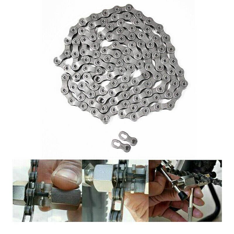9 Speed 116 Links Bicycle Chain for Mountain Bike MTB Bicycle BMX Folding Bike eBike - TDRMOTO