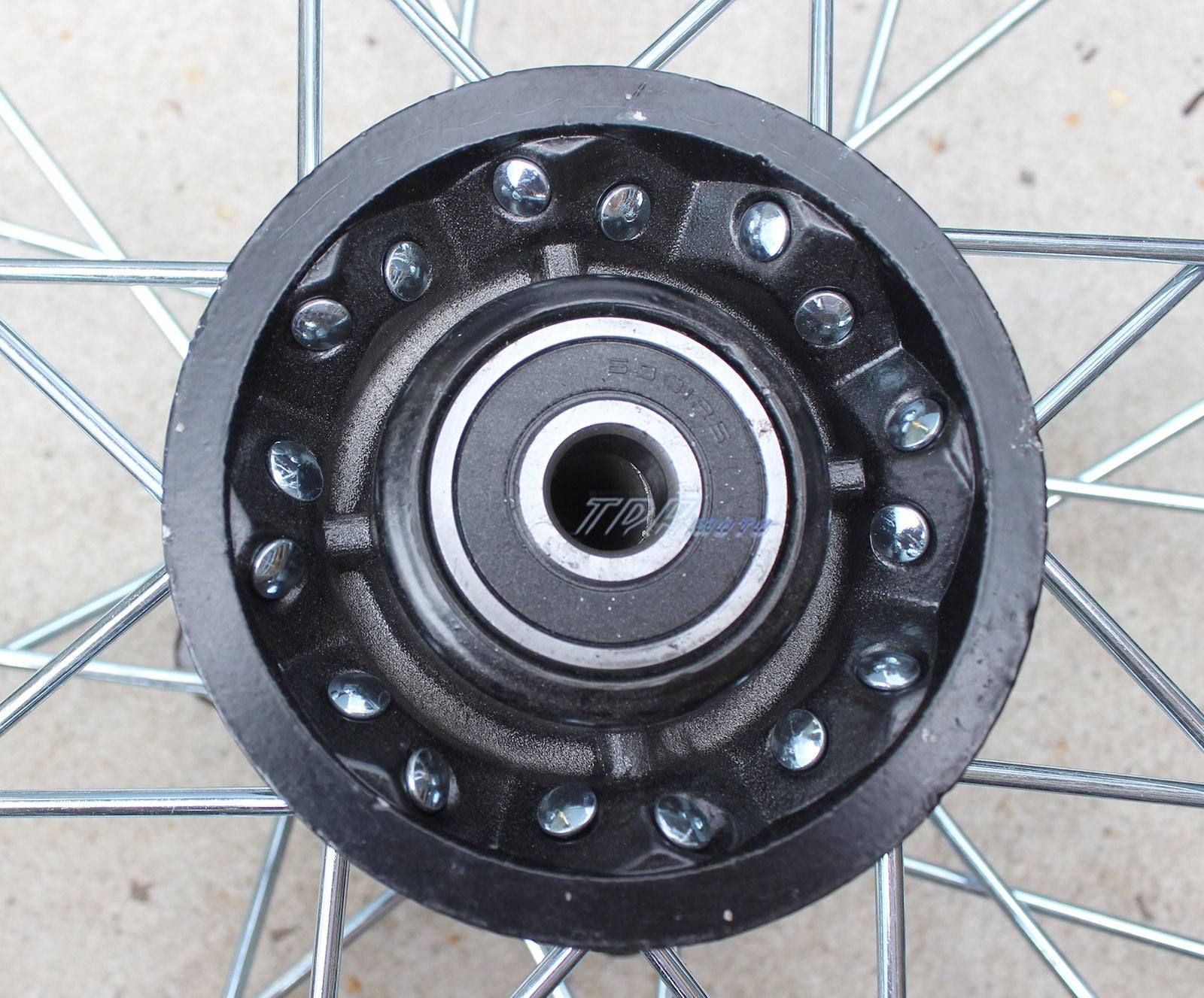 Set of Horse Sulky JOG Cart Buggy Wheels/Tires 90/90-17 Inch Wheel 12mm Axle - TDRMOTO