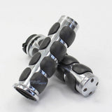 New Chrome 1" Handlebar Hand Grips For Harley Davidson Sportster Dyna Softail - TDRMOTO