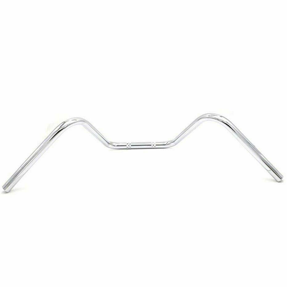 25mm 1" Motorcycle High Rider Steel Handlebar Bars Universal Fit For Harley Honda Suzuki - TDRMOTO