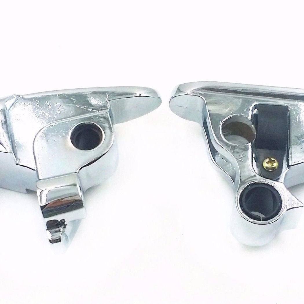 Chrome Brake & Clutch Levers for Harley 11/12/13 Road Glide Ultra FLTRU - TDRMOTO