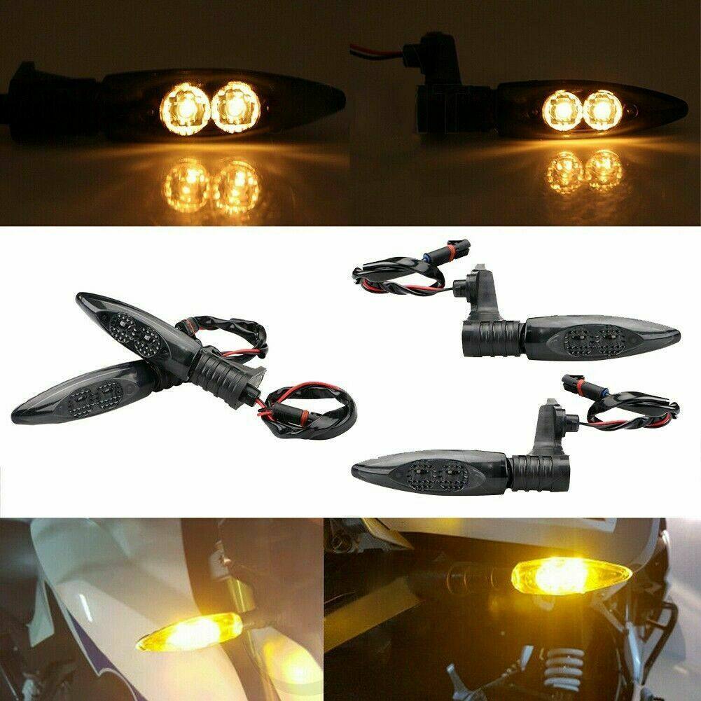 Black Motorcycle LED Turn Signal Indicator for BMW R1200 F800 F650GS F700GS - TDRMOTO