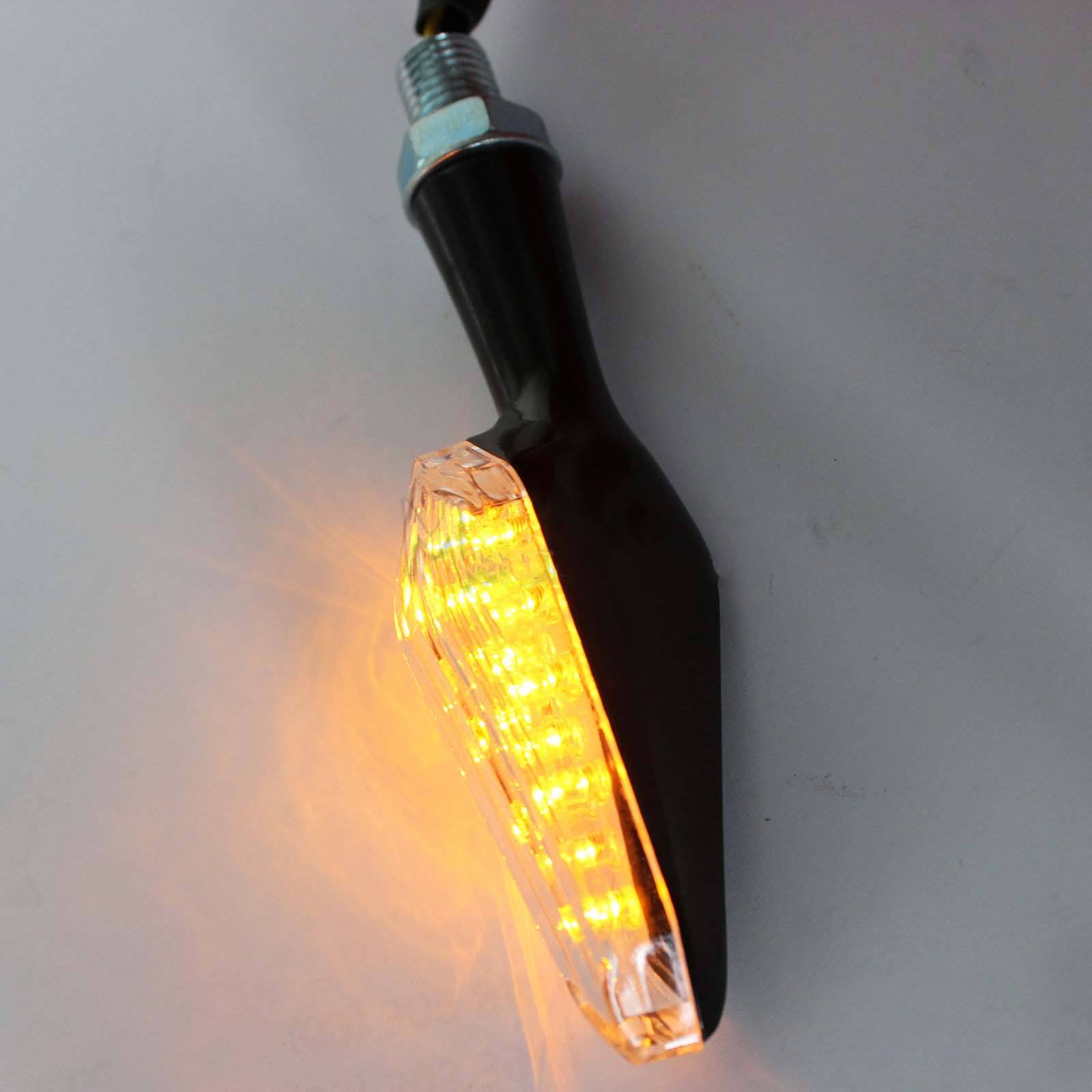 4x Alloy LED Indicators Motorcycle Motorbike LED Blinkers Yamaha Honda Suzuki - TDRMOTO