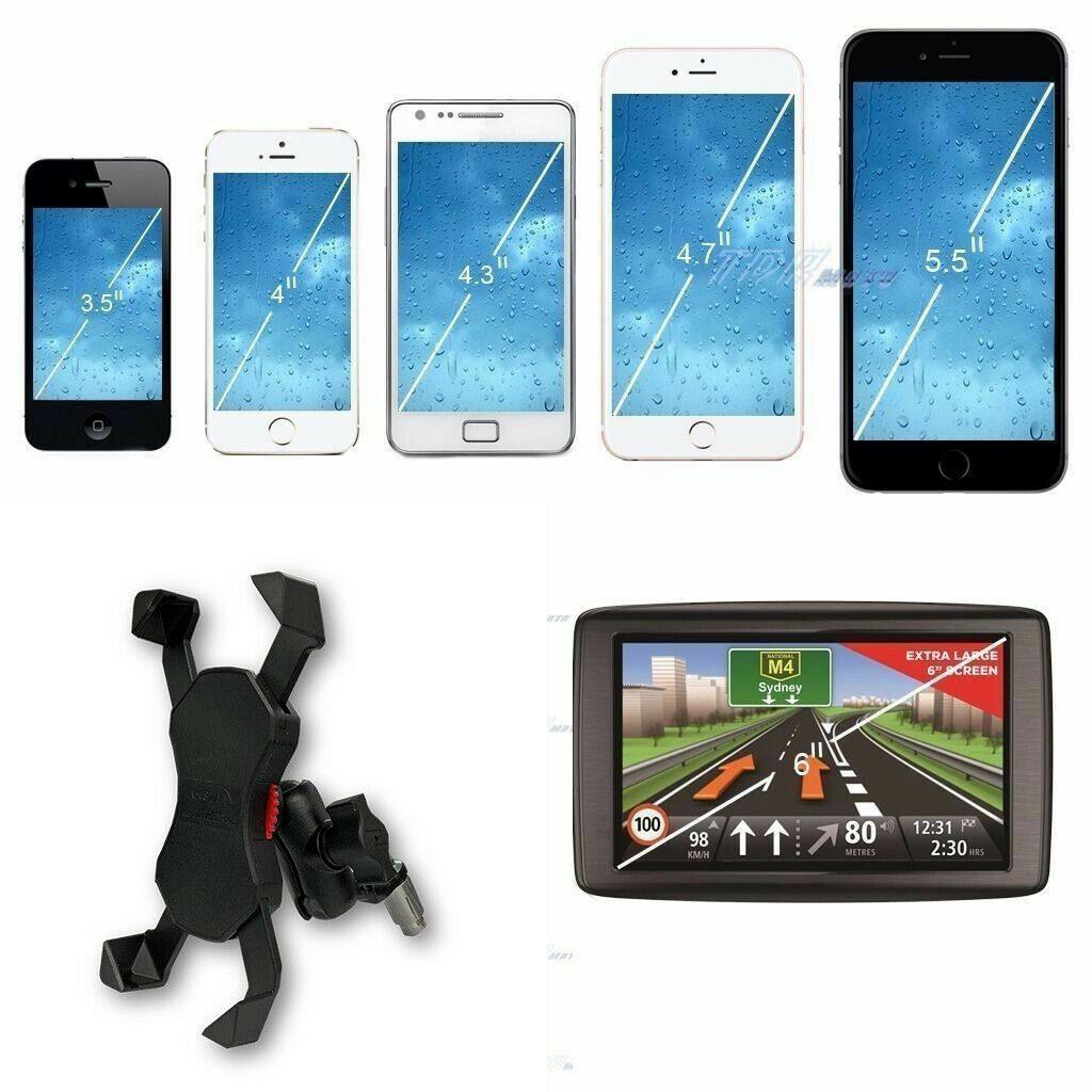 Motorcycle Fork Stem Mount Base Cylindrical Bore Wall Phone Mobile GPS Holder - TDRMOTO