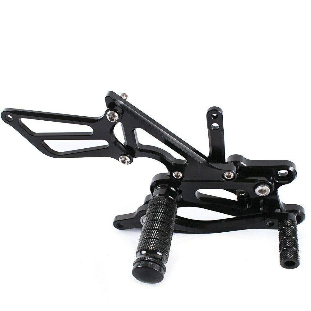 Rearset Foot Pegs Black For Honda CBR600RR ABS 2009 2010 2011 2012 2013-2015 - TDRMOTO
