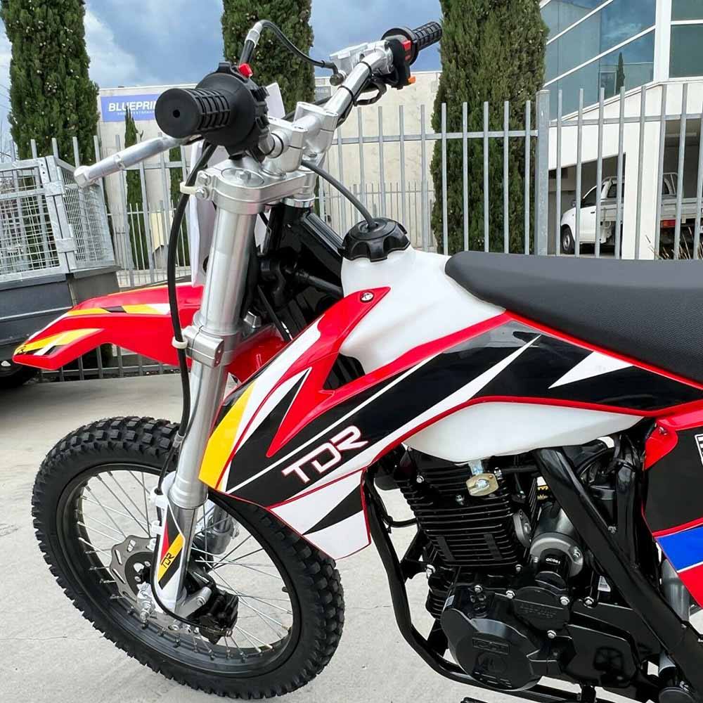 TDR CJ250 250cc Dirt Pit Bike Off Road Motocross Electric/Kick Start Motorbike - TDRMOTO