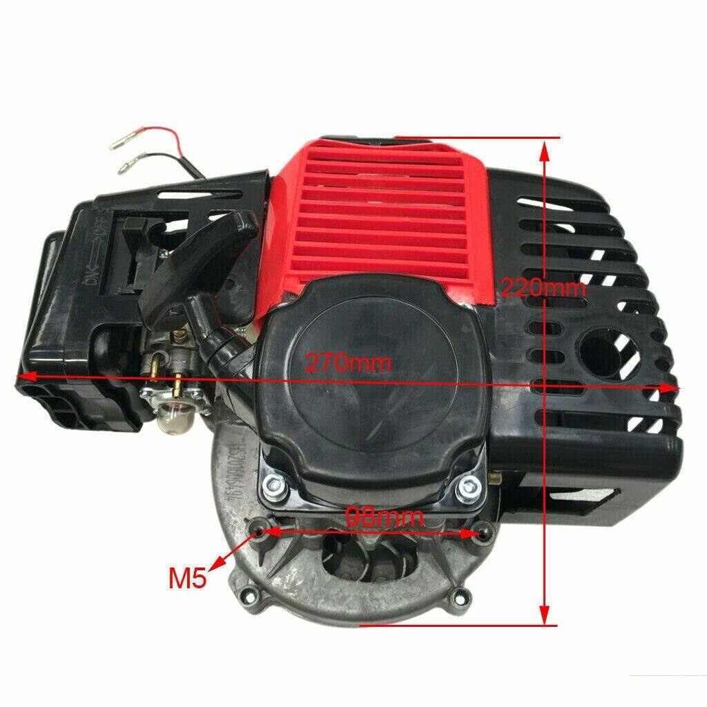 2 Stroke Pull Start Engine for Petrol Scooter Mini 49cc Pocket Rocket Bike Motor - TDRMOTO