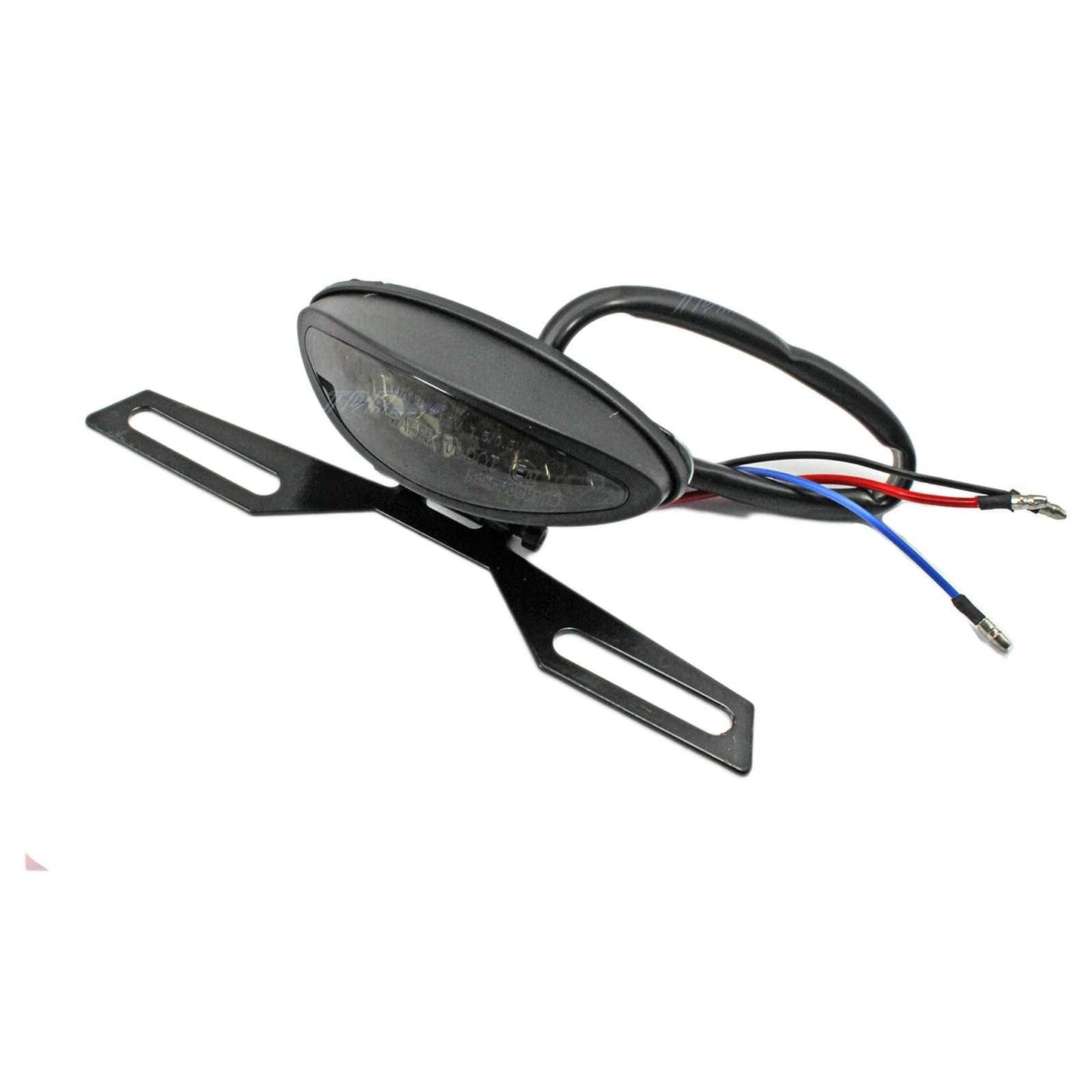 19 LED Motorcycle Bike Tail Light License Plate Rear Red White Universal Smoke - TDRMOTO