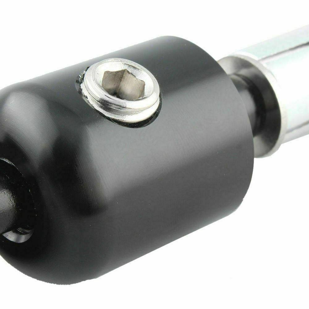 Black CNC 7/8" Handle Bar End Rear-view Mirror Universal Fit - TDRMOTO