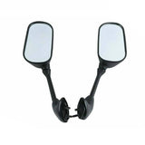 Pair Motor Racing Rearview Side Mirrors For Yamaha YZF R1 2002 2003 Black - TDRMOTO