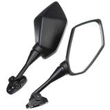 Left+Right Side Rear View Mirrors Black For HYOSUNG GT125R GT250R GT650R GT650S - TDRMOTO